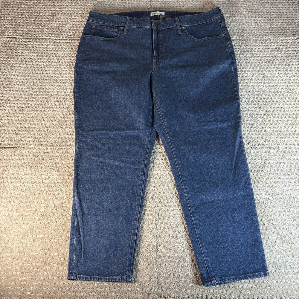 Madewell Classic Indigo Cropped Jeans